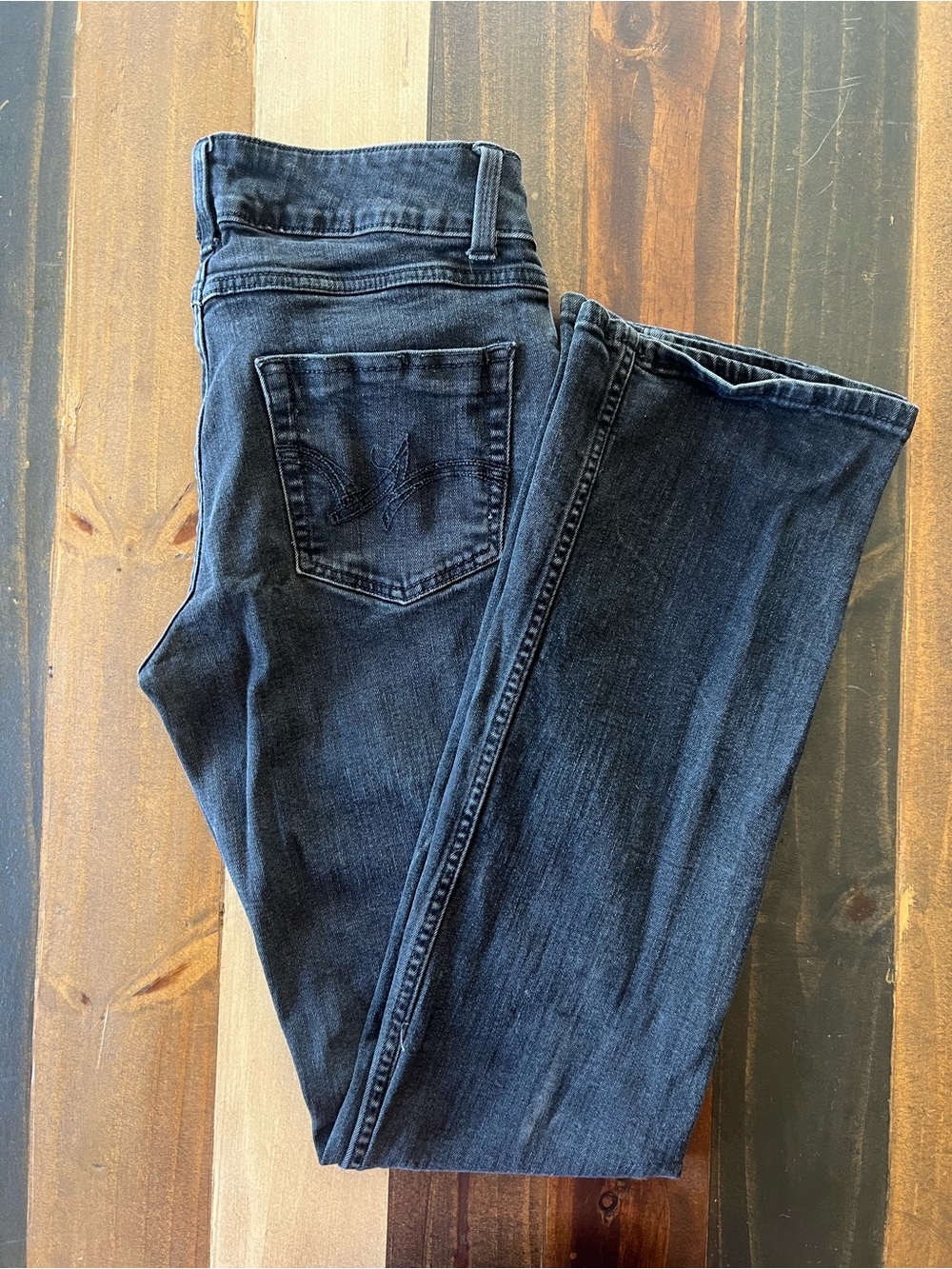 Wrangler Women's Dark Indigo Straight Leg Jeans